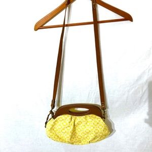 Fossil crossbody purse. Mustard yellow color.